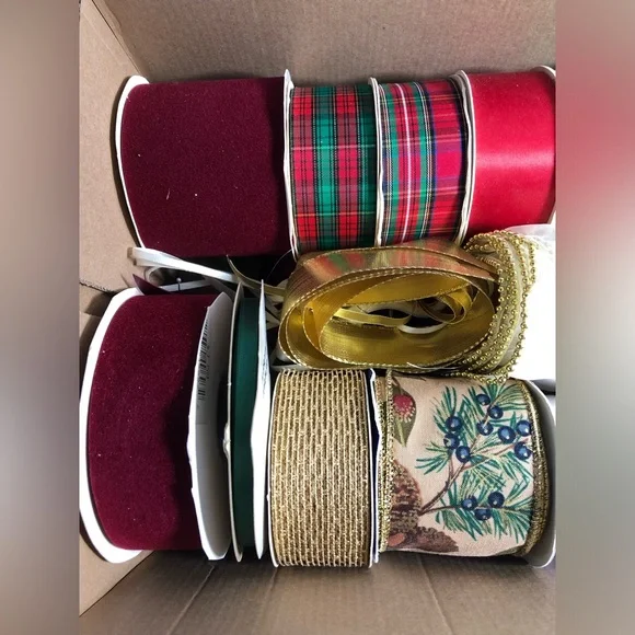 Box of Decorative Ribbons - Picture 4 of 5
